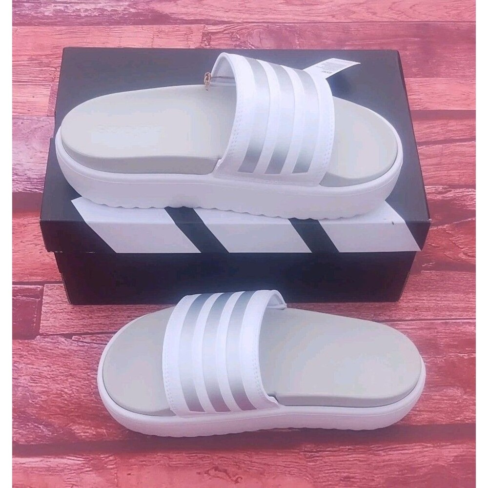 Adidas Adilette Platform Slide Sandal Women Size 7 NEW